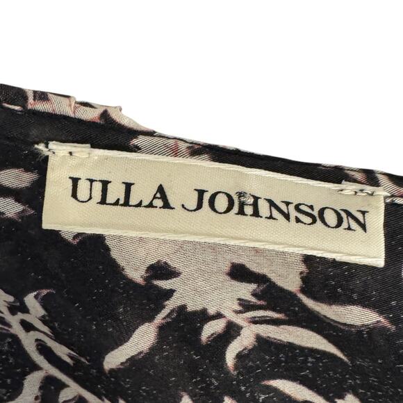 Ulla Johnson Clemente High Low Dress in Midnight Floral Size 0 - Picture 6 of 13